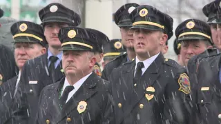 Service held in Cleveland to honor fallen firefighters