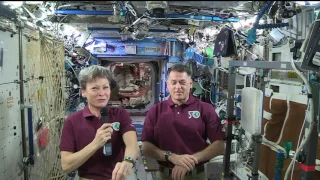 Space Station Crew Members Answer Questions from Social Media Devotees