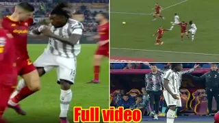 Full video:Moise Kean red card vs Roma, Roma vs Juventus | 1-0 |