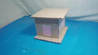 how to make with cardboard and paper sheet house art craft