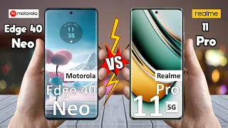Motorola Edge 40 Neo Vs Realme 11 Pro - Full Comparison 🔥 Techvs