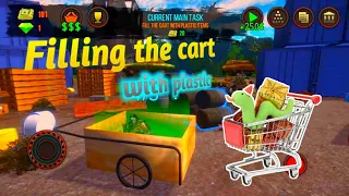 😍junkyard simulator😍-😎junkyard simulator gameplay😎-🤣 Filling the cart🤣 #2