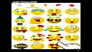 “Silly and wacky emojis” but with geometry dash reactions