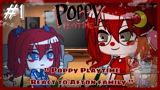 × Poppy Playtime React to Afton Family || Elizabeth Afton || Part 1 × ItzMe_ ×