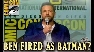 Ben Affleck QUITS BATMAN MOVIE ? Live San Diego Comic-Con 2017 SDCC Hall h Justice League ComicCon