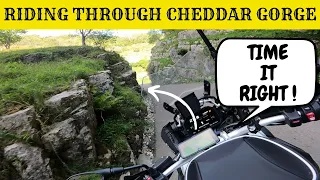 MOTORCYCLING THROUGH AMAZING CHEDDAR GORGE