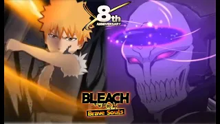 8TH ANNIVERSARY GAMEPLAY FRENZY +3? TYBW ICHIGO & WHITE HOLLOW SKLLS ANALYSIS! Bleach: Brave Souls!