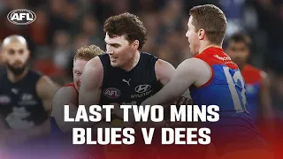Last Two Minutes | Carlton v Melbourne | Round 22, 2023