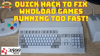 A500 Mini FIX for Games Running TOO FAST!