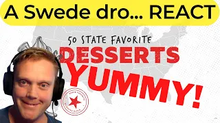 A Swede reacts to: Best Desserts In Every State | 50 State Favorites by Food Insider