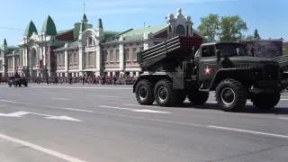 Военный Парад в Новосибирске 9 мая 2015 года (Часть 2)