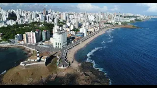 Farol da Barra, Salvador, Bahia, Brazil - Drone 4K