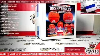 2022 Tristar Hidden Treasures Autographed Basketball Box #4 - Tiered Random Teams