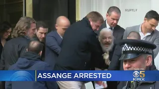 Wikileaks Founder Julian Assange Arrested, Dragged To Court