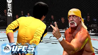 UFC5 Bruce Lee vs Hulk Hogan EA Sports UFC 5 PS5