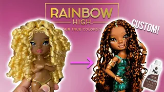 My First Time Dyeing Rainbow High Hair! Rainbow Diva's Meline Restyle
