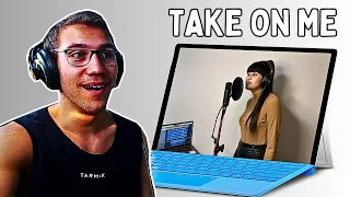 Reacting To Диана Анкудинова - Take On Me!!!