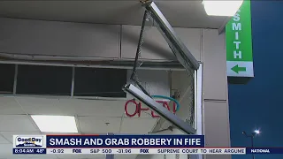 Smash-and-grab robbery in Fife | FOX 13 Seattle