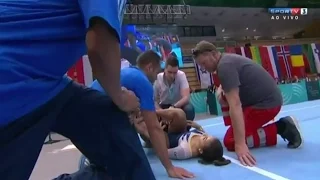 Flavia Saraiva (BRA) Injury 2017