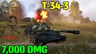 World Of Tanks | T-34-3 - 7000 Damage - 9 Kills