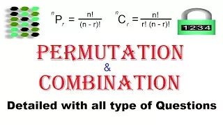 PERMUTATION & COMBINATION (Concept + All type of Problems)