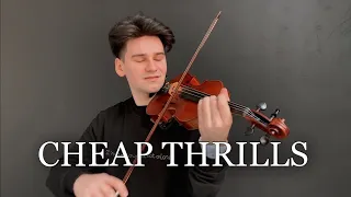 Cheap Thrills - Sia - violin cover by David Bay