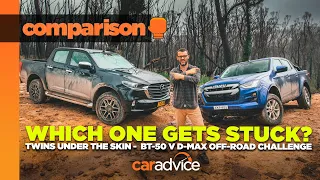 2021 Mazda BT-50 v Isuzu D-Max Review | Off-Road Comparison | CarAdvice