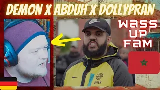 DRILL BUT SLOW | 🇲🇦 Wass Up Fam - Demon x Abduh x Dollypran | GERMAN Rapper reacts