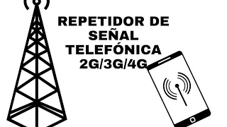 REPETIDOR DE SEÑAL CASERA: 2G/3G/4G PARA TELEFONOS MOVILES