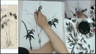 Chinese painting tutorial - Bamboo for beginners