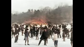 Skating in Central Park - 1900 - 4K@60fps AI upscaled