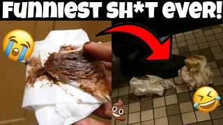 WIPING POOP ON PEOPLE PRANK! (CRAZIEST VERSION)