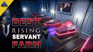 V Rising BEST SERVANT FARMING AREAS FOR LEVEL 50+ (Infinite materials)