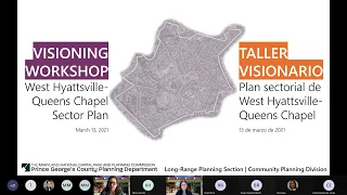 West Hyattsville-Queens Chapel Sector Plan Virtual VISIONING Workshop: Break Out Session #2