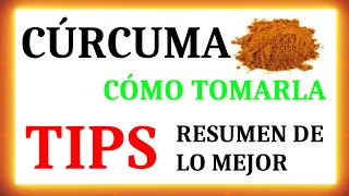 📝TIPS COMO TOMAR CURCUMA EN POLVO