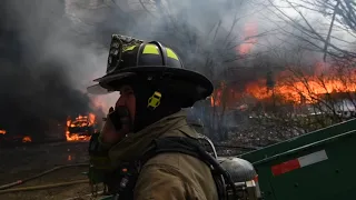 Pittston Farm Fire