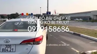 Góc nhìn cận cảnh cách bỏ bài thi ghép xe ngang chỉ mất 5 điểm. Nghe ting toong TRƯỢT