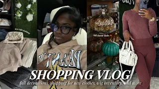 VLOG | LETS DO SOME RETAIL THERAPY! | new fall decor, shop for new clothes, wig inventory, and more!