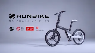 Imagine the possibilities with the world's first chain-less electric bicycle, HONBIKE