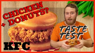 A Chicken and Donuts Sandwich?  KFC TASTE TEST