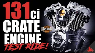 Harley 131ci CRATE ENGINE Stage 4 Test Ride!