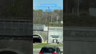 Allegheny Mountain Tunnel Pennsylvania  15530| Truckers USA & Canada |  cascadia 2024| big tunnel