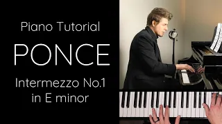 Manuel Ponce - Intermezzo No.1 in E minor Tutorial