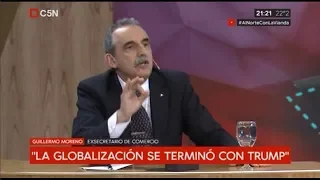 Guillermo Moreno con Gustavo Sylvestre  en C5N  07/12/18