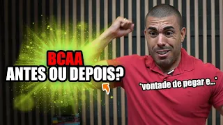 Tomar BCAA antes ou depois do treino?