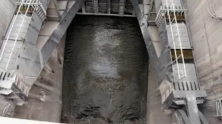 Opening A Dam Spillway Gate after Years