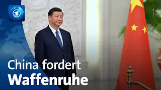 Zwölf-Punkte-Papier: China fordert Waffenstillstand