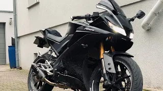 YAMAHA YZF R125 2020 Orginal Sound vs Sport!