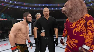 Khabib vs. Wild Bear - EA Sports UFC 4 - Eagle Fights 🦅