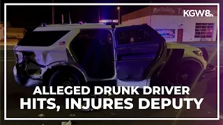 Alleged drunk driver hits, injures deputy